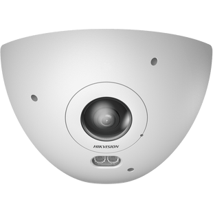 Cámara Fisheye Network DeepinView 6 MP / 360° Panorámica / 2560 × 2560 / IR 15 m (49.2 ft) / IP67 IK10 / Audio Bidireccional / Deep Learning / Heatmap / 20 Modos Visualización