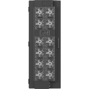Enfriador de Puerta Trasera para Rack 42U / 800W Agua Refrigerada / 12 Ventiladores DC Hot-Swap / Ethernet SNMP Modbus / Hoffman RackChiller RDHX PRO