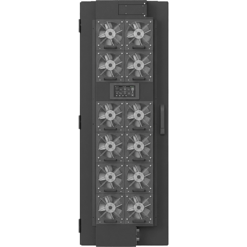 Enfriador de Puerta Trasera para Rack 42U / 800W Agua Refrigerada / 12 Ventiladores DC Hot-Swap / Ethernet SNMP Modbus / Hoffman RackChiller RDHX PRO