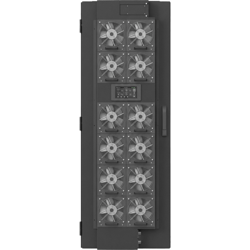 Enfriador de Puerta Trasera para Rack 42U / 800W Agua Refrigerada / 12 Ventiladores DC Hot-Swap / Ethernet SNMP Modbus / Hoffman RackChiller RDHX PRO