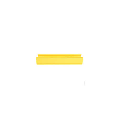 Canaleta FiberRunner™ 4X4, de PVC Rígido, Color Amarillo, 3 m de Largo