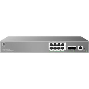 Switch de Red Empresarial L2++ / Serie GWN7800 Pro / 8 Puertos Gigabit PoE 120W / 2 Puertos 2.5GG SFP / Gestión Cloud GDMS / VLAN 4K / QoS Avanzado / Seguridad Integral