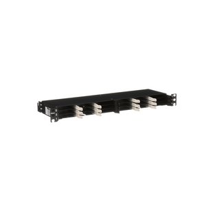 Panel de Distribución de Fibra Óptica, Acepta 18 Cassettes HD Flex en 4 Espacios, Hasta 144 Fibras, 1 UR