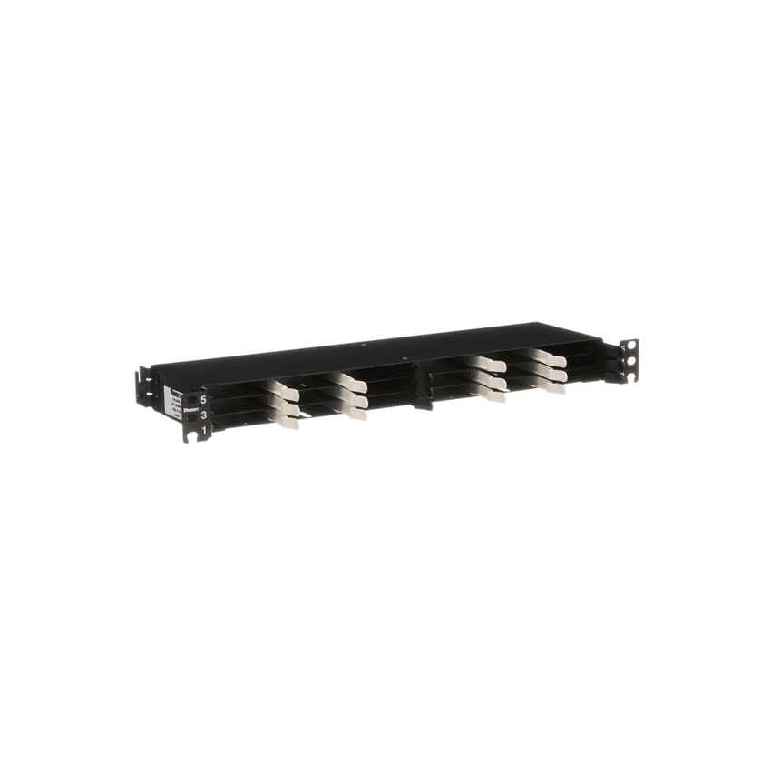 Panel de Distribución de Fibra Óptica, Acepta 18 Cassettes HD Flex en 4 Espacios, Hasta 144 Fibras, 1 UR