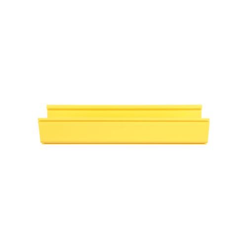 Canaleta FiberRunner™ 6X4, de PVC Rígido, Color Amarillo, 3 m de Largo