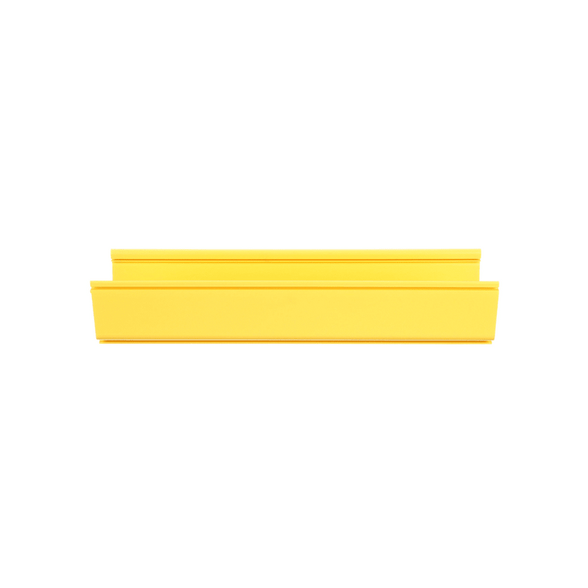 Canaleta FiberRunner™ 6X4, de PVC Rígido, Color Amarillo, 3 m de Largo