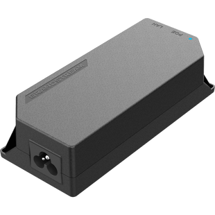 PoE Injector Grandstream 15W MultiGigabit / Compatible con IEEE 802.3af / 1x 2.5Gbps RJ45 LAN IN / 1x 2.5Gbps RJ45 LAN OUT con PoE 15.5W / 100~240VAC / 54VDC / Plug-and-Play / FCC, CE, RCM, IC