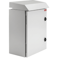 Gabinete Rack 19 UR ProTek Tipo 3R Exterior con Ventiladores y Termostato / 92.2 cm x 60 cm x 61 cm / Acero Gris RAL 7035