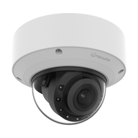 Cámara Domo 4K con IA, Antivandalica / Lente Motorizado de 4.4 a 9.3mm / P-Iris, WDR 120dB / Ranura SD / Conteo de personas y Vehiculos