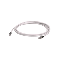 Patch Cord Cat6A, Blindado S/FTP, CM/LS0H, 2.5 Metros (8.20 Pies), Color Gris