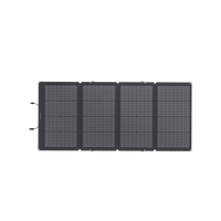 Módulo Solar Bifacial, Portátil y Flexible de 220W Recomendado para Estaciones Portátiles EFD330, EFD350 ó EFD500 / Ajuste de Ángulo / Carga Eficiente / Incluye Cable XT60 a MC4