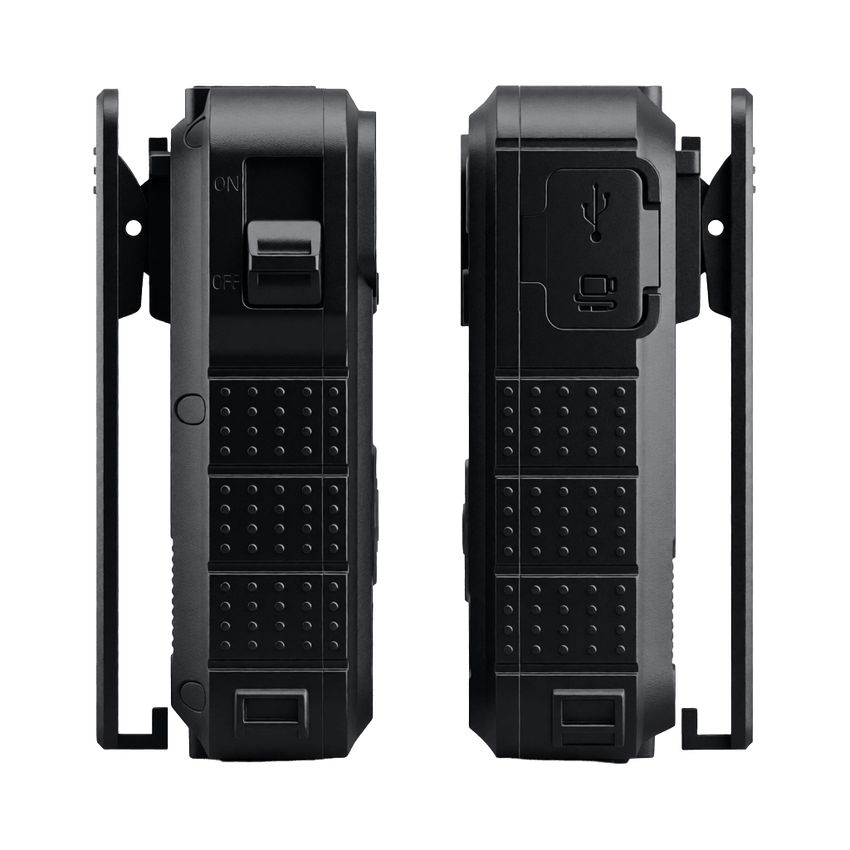 Body Camera para Seguridad, Video Full HD, Descarga de Vídeo automática con estación, Pantalla TFT con indicador de batería y memoria.