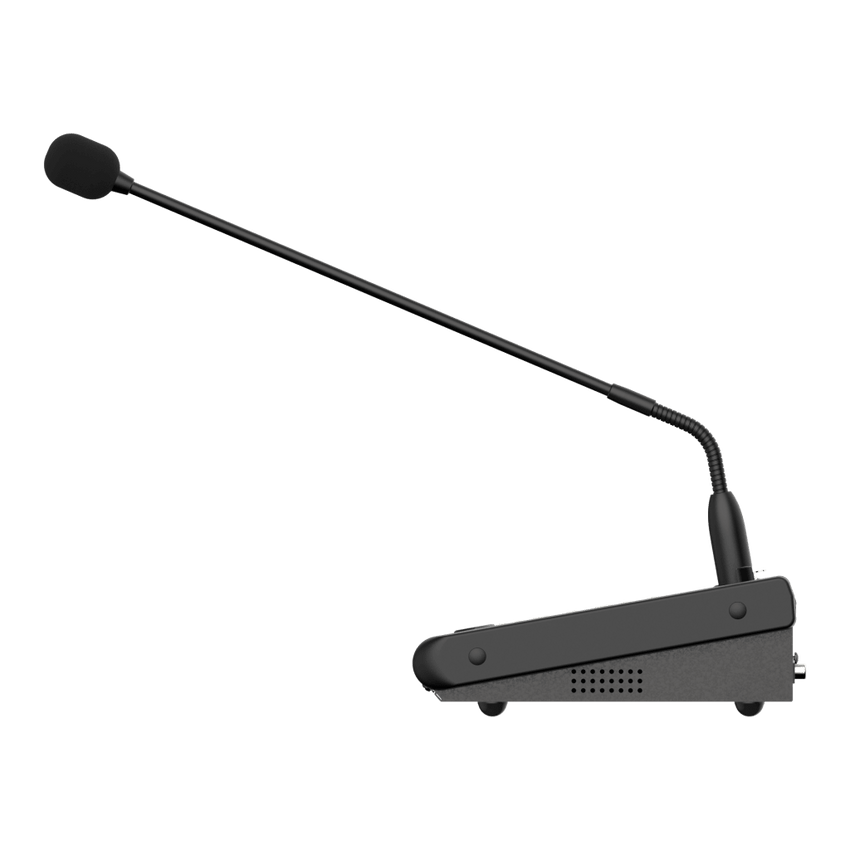 Micrófono IP SIP / Frecuencia 100Hz~6kHz / PoE IEEE 802.3 af / 10/100 Base-T / Protocolos SIP, HTTP, HTTPS / Seguridad SHA-2 / Certificaciones EMC y Safety