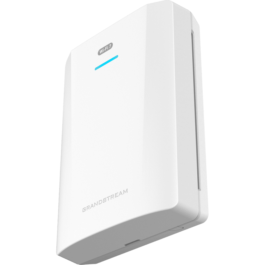 Punto de Acceso Wi-Fi 7 para Pared / GWN7670WM / MIMO 2x2:2 DL-UL OFDMA / Modulación 4096 QAM / 2.5G Ethernet PoE+ / Hasta 256 Clientes / QoS Avanzado / Cobertura 175 mts / Gestión Integrada y en la Nube