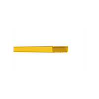 Canaleta FiberRunner™ 12X4, de PVC Rígido, Color Amarillo, 3 m. de Largo