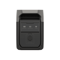 Estación de Energía Portátil Delta 3 1024Wh Litio LFP / 6 AC 1800 W (Max. 2200W) / 2 USB-C 100W / Capacidad para Aumentar Respaldo / Cargador de Coche 10A a 12.6V / Conectividad WiFi y Bluetooth (App) / Carga Solar 500W Max.