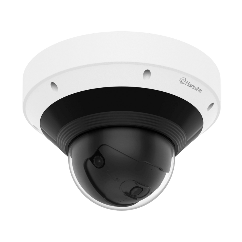 Cámara Panorámica AI IR 13 Megapíxeles / Visión 360° 194°x93° / Análisis Inteligente con IA / Detección Persona-Vehículo-Matrícula / WiseNR II y WiseStream / IR 20 mts / IP66 IK10 NEMA4X