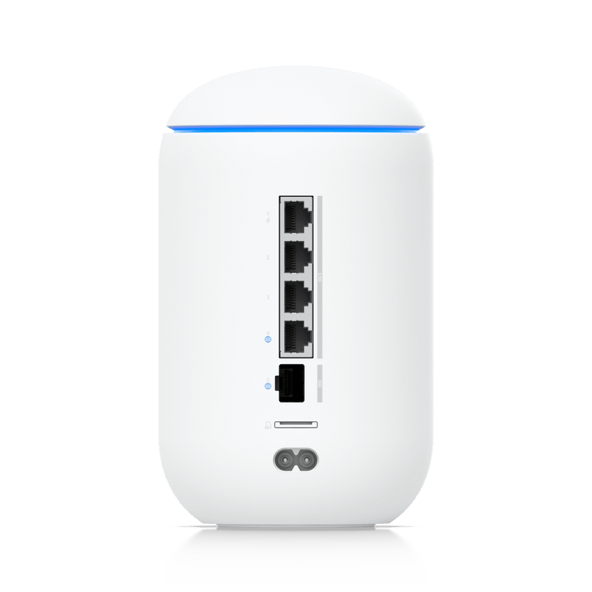 Dream Router 7 Cloud Gateway de 10G de Escritorio con WiFi 7 Integrado, Switch de 4 Puertos, Almacenamiento microSD y Compatibilidad Total con Full Stack UniFi