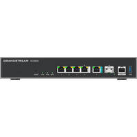 Dispositivo de Convergencia de Redes GCC6020 / Router VPN / Firewall de Próxima Generación / IP PBX / Switch de Red / 4 Puertos Gigabit Ethernet / 1 Puerto SFP+ 10 Gigabit / 1 Puerto 2.5 Gigabit / Administración en la Nube GDMS / Mont