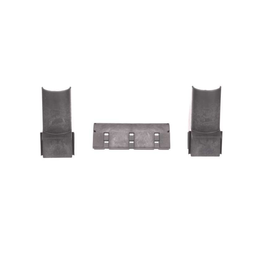 Kit de Bajada de Cables Para Charola Tipo Escalerilla, Con Control de Radio de Curvatura, Fabricado en Nylon 6.6, Color Negro