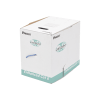 Bobina de Cable UTP 305 Metros (1000 Pies) de Cobre, TX6000™ PanNet, Reelex, Azul, Categoría 6 Mejorado (23 AWG), PVC (CMR, Riser), de 4 Pares