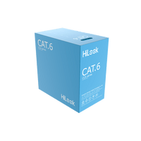Cable de Red UTP Cat6 / 23 AWG / Cumple ANSI-TIA-568.2-D / RoHS 2.0 / CPR Fca / Longitud 305 Metros (1000 Pies) / PVC Blanco / Resistencia a la Tracción y Compresión / Operación -20°C a 70°C
