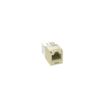 Conector Jack RJ45 Estilo TG, Mini-Com, Categoría 6, de 8 Posiciones y 8 Cables, Color Marfil
