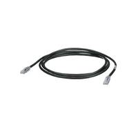 Cable de Parcheo TX6, UTP Cat6, 24 AWG, CM, Color Negro, 2.13 Metros (7 Pies)