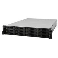 Unidad de Expansión Synology RX1217/RX1217RP | 12 Bahías de Disco | Compatible con SATA 3.5” y 2.5” | Expansión de Volumen en Línea | Fuentes de Alimentación Redundantes (RX1217RP) | Administración con