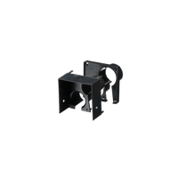 Tapa con 2 Salida a Tubo Corrugado de 1.5in (38mm), Para uso con Canaletas 4X4 FiberRunner™, Color Negro
