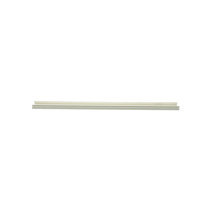 Base para canaleta T-45, de PVC rígido, con orificios perforados para montaje, 60.3 x 18.5 x 3000 mm, Color Blanco Mate