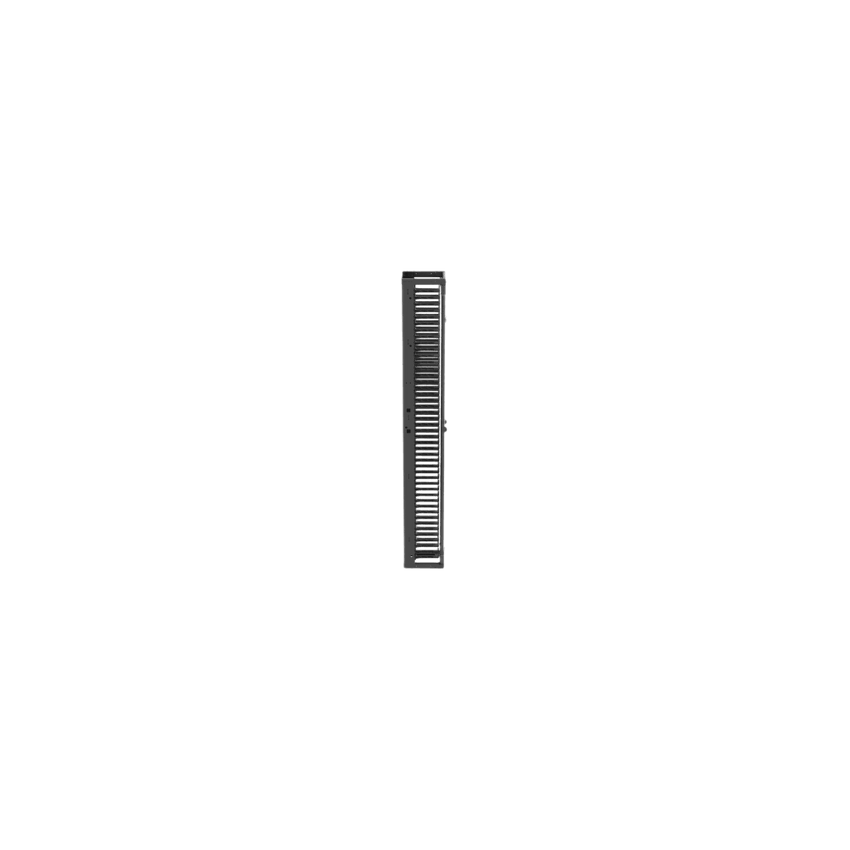Organizador Vertical PatchRunner™, Sencillo (Solo Frontal), Para Rack Abierto de 45 Unidades, 8 in de Ancho, Color Negro