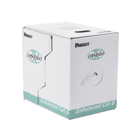 Bobina de Cable UTP 305 Metros (1000 Pies) de Cobre, TX6000? PanNet, Reelex, Gris Internacional, Categoría 6 Mejorado (23 AWG), PVC (CM), de 4 Pares
