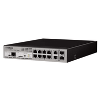 SWITCH DE RED L2 INTELIGENTE CON 10 PUERTOS POE AT 30W P/ DANTE