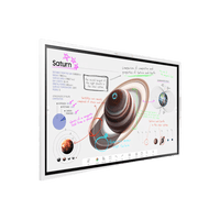 Pizarra Interactiva Digital / 55" 4K UHD (3840x2160) / Touch IR 20 Puntos / Whiteboard 4 Usuarios Simultáneos / Tizen 9.0 / WiFi / VESA 400x400