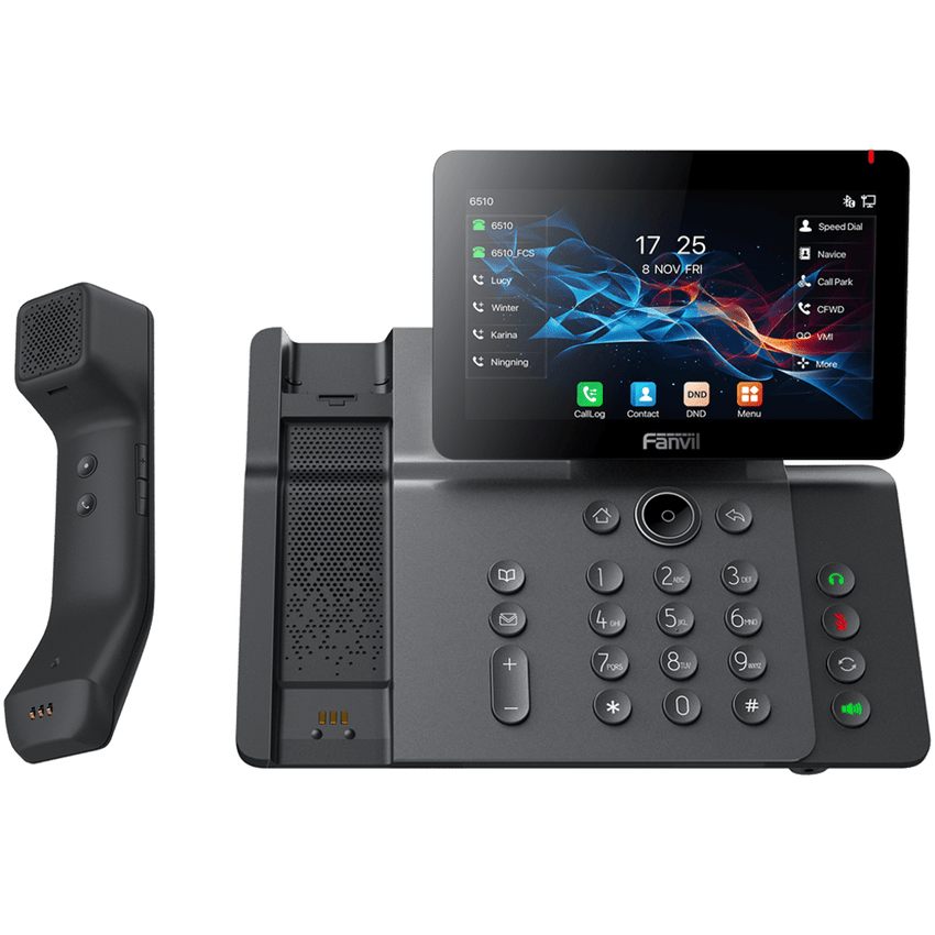 Telefono IP Wi-Fi, Handset Inalámbrico, Recepción de Video, 20 Líneas SIP, Puertos Gigabit, PoE con Puerto USB, Bluetooth.