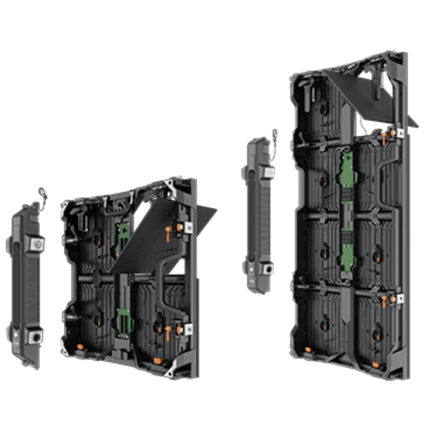 Gabinete LED para Videowall de Renta / Pitch 2.9 V2 / LED Negro / Resolución 168 X 168 / Tamaño 500 x 500 mm / Uso en Exterior