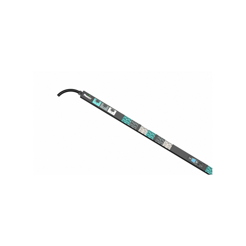 PDU Inteligente Monitoreable EL2P para Distribución de Energía, Enchufe de Entrada NEMA L21-30P, Con 24 Salidas C13/C15 y 24 C19/C15/C19/C21, de Instalación Vertical, 208 Vca, 30 Amp