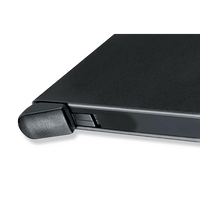 Tarjetero / Almacenamiento Seguro 4-6 Tarjetas / Aluminio Duradero / Protección RFID / Sistema Deslizamiento Patentado / Color Negro.