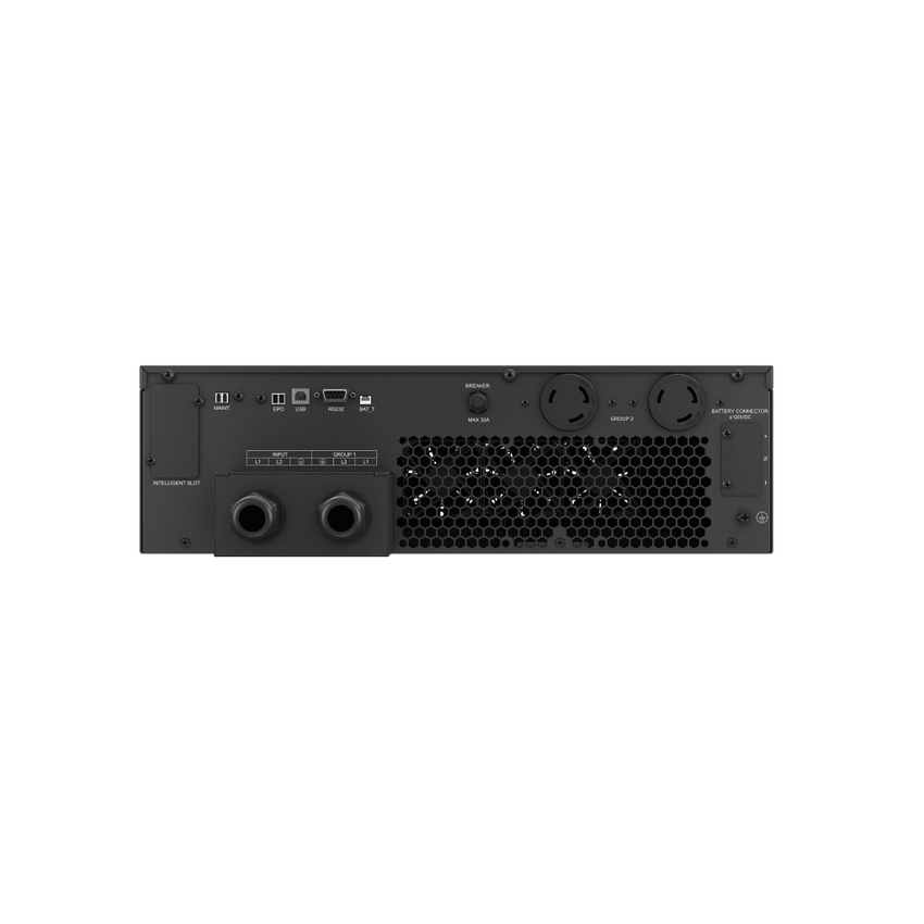 UPS SmartZone de 10000 VA/10000 W, Online Doble Conversión, Entrada 208/240 Vca Con Terminal L1+L2+G, Onda Senoidal Pura, 6 UR, Con 2 Tomas NEMA L6-30R y Terminal L1+L2+G