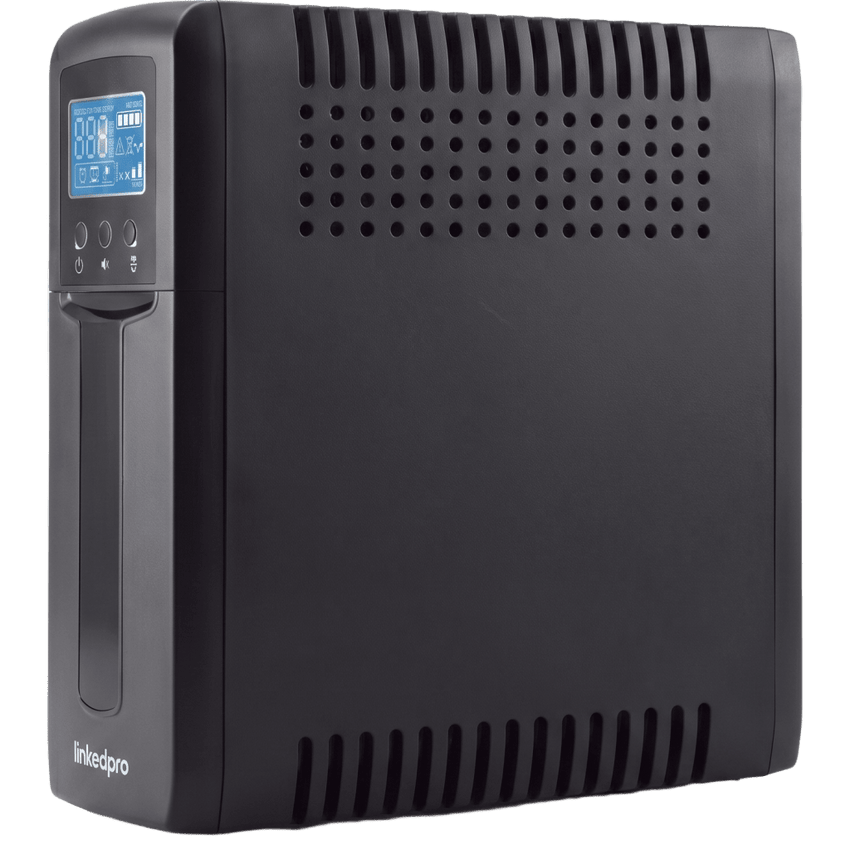 UPS de 850 VA/510 W, Topología Línea Interactiva, Entrada 120 Vca NEMA 5-15P, Tipo Mini Torre, Con 9 Tomas NEMA 5-15R
