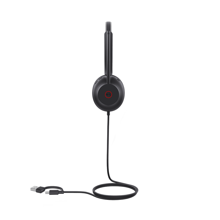 Diadema USB Yealink UH35 Mono Teams con Cancelación Activa de Ruido con 2 Micrófonos y Busylight Automático