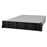 Unidad de Expansión Synology RXD1219sas | 12 Receptáculos SAS | Diseño Modularizado | Fuentes de Alimentación Redundantes | Conectividad Mini-SAS HD.