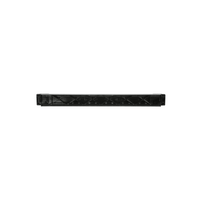 Tapa Ciega Estándar de 19in, Compatible con Racks con Rieles de Orificio Roscado, Instalación sin Herramienta, Plano, 1 UR, Color Negro