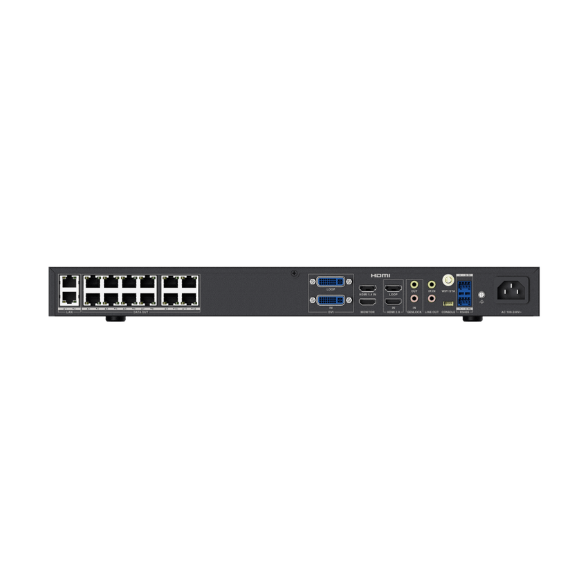 Controlador LED para Videowall / Configuración WEB / Android Interconstruido / 12 Puertos de Video RJ45 / Compatible con Paneles LED Hikvision