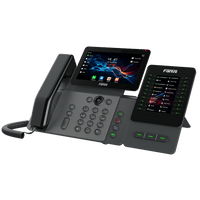 Módulo de Expansión EM60 con Pantalla a Color / 4.3 Pulgadas 480x272 / 60 Teclas Programables DSS / USB Tipo-C / Compatible con V65-V66-V66 Pro / Cascada hasta 4 Módulos / Con Soporte Ajustable