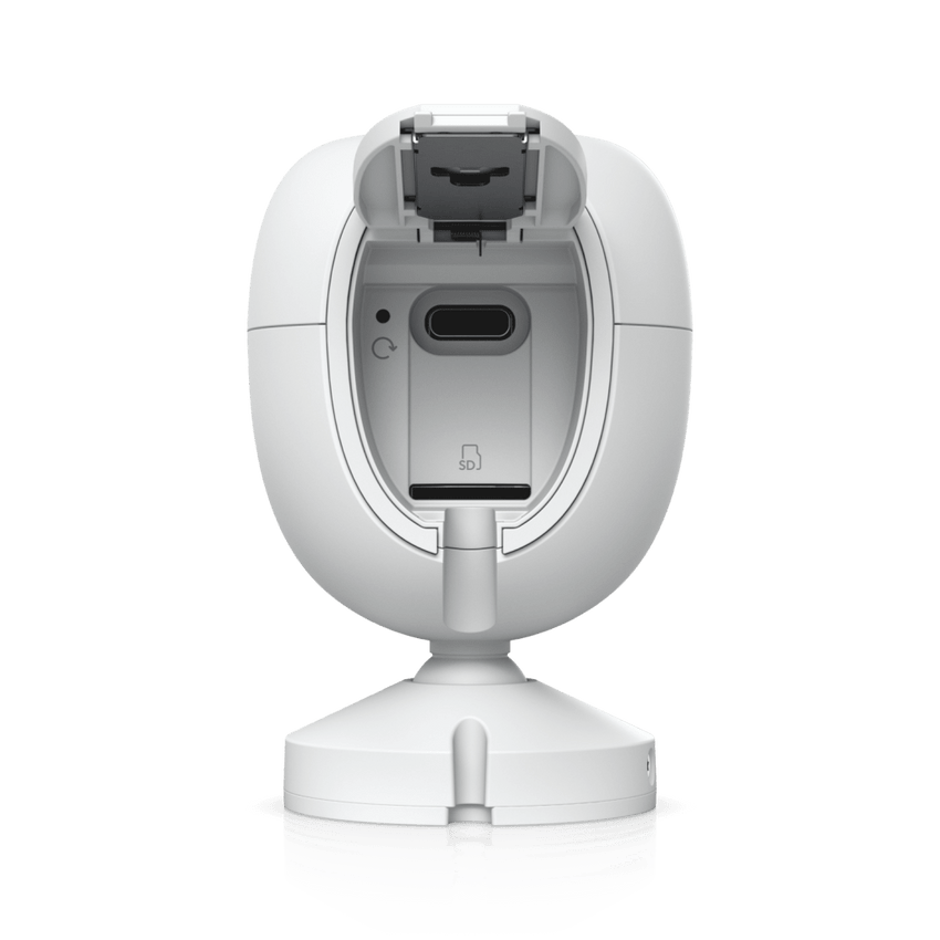 Cámara UniFi Protect G6 Instant con WiFi, 4K, Sensor de Imagen 8MP 1/1.8", Multi-TOPS AI, Audio Bidireccional, Visión Nocturna IR, Protección IPX5, Reconocimiento Facial y de Matrícula