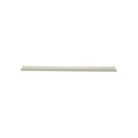 Base para canaleta T-45, de PVC rígido, con orificios perforados para montaje, 60.3 x 18.5 x 2400 mm, Color Blanco