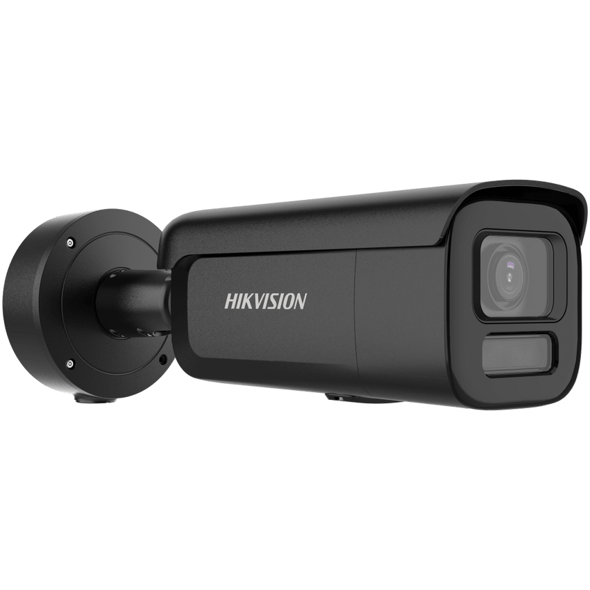 [Dual Light + ColorVu 3.0 + HikAI] Bala IP 4 Megapixel / Lente Mot. 2.8 a 12 mm / 60 mts IR + Luz Blanca / Exterior IP67 / WDR 130 dB / ACUSENSE 3.0 / Microfono Integrado / Metal / NEMA 4X / ACUSEEK