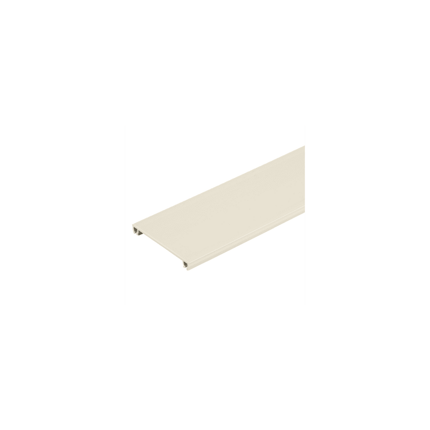 Cubierta para canaleta T-70, de PVC rígido, 70.1 x 9.1 x 1800 mm, Color Blanco Mate